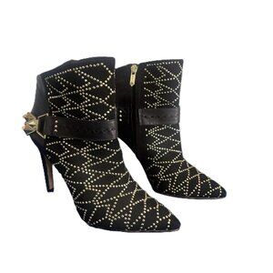 Sam Edelman Mila Booties Boots Stilettos 7.5 Black Shoes